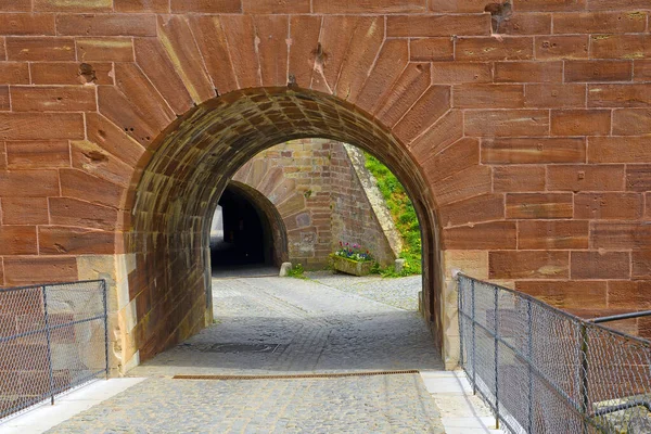 Belfort France Fortifications Célèbre Citadelle Belfort Imposante Citadelle Grès Rouge — Photo