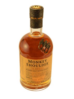 Maymun Omuz Harmanlanmış İskoç viskisi. Viski, İskoçya 'nın önemli bir ihracat ürünüdür.