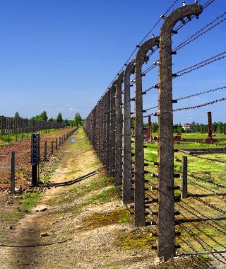 Oswiecim, Polonya - Auschwitz-Birkenau, eski bir Nazi imha kampı ve şimdi de Oswiecim 'de bir müze. Polonya 'daki UNESCO Dünya Mirası