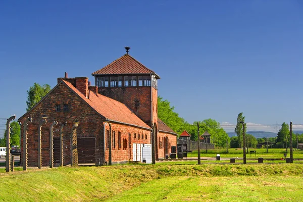 Oswiecim Pologne Infâme Auschwitz Birkenau Ancien Camp Extermination Nazi Aujourd — Photo