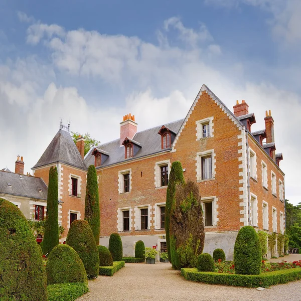 Clos Luce Kastély Amboise Ban Leonardo Vinci Itt Élt Élete — Stock Fotó