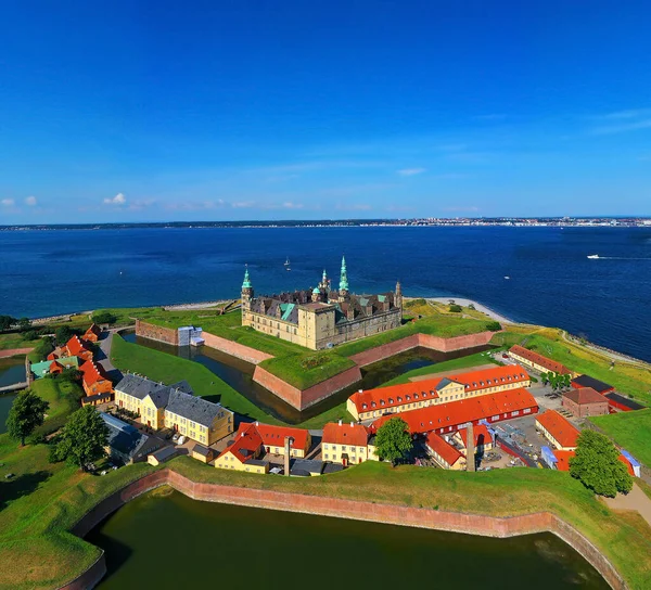 Κάστρο Kronborg Πόλη Helsingor Elsinore Δανία Unesco Μνημείο Παγκόσμιας Κληρονομιάς — Φωτογραφία Αρχείου