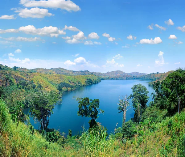 Bunyaruguru Cráter Lake Field Cerca Fort Portal Uganda Occidental Contiene — Foto de Stock