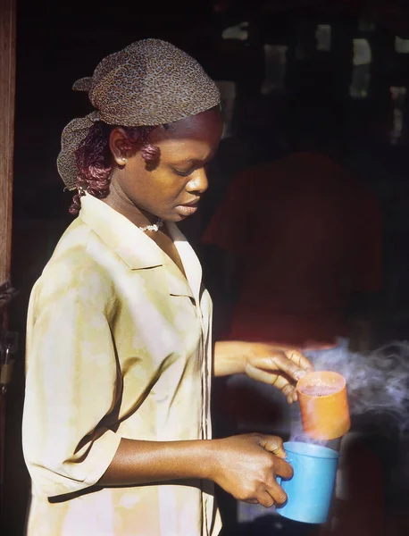 Unidentified Young Villager Buikwe Region Uganda People Rural Areas Uganda — Photo