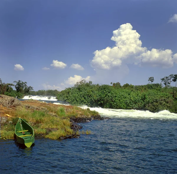 Белый Нил Буджагали Фолс Уганда — стоковое фото