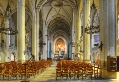 Arras Vaftizci Kilisesi John. Arras, Fransa 'nın kuzeyindeki Pas-de-Calais ilinin başkentidir. Artois bölgesinin tarihi merkezi..