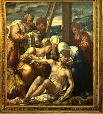 Bernaert van Orley 'in Brugges, Belçika' daki Meryem Ana Kilisesi 'ndeki sunağı.