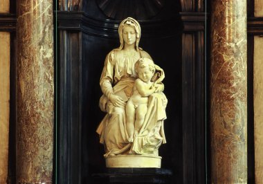 Michelangelo tarafından 1504 yılında Belçika 'nın Brugges kentindeki Our Lady Kilisesi' nde yapılmış beyaz mermer bir heykel.