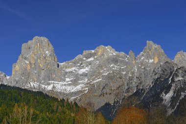 Canali Dağı (Cima Canali), Pale di San Martino, Dolomite Dağları - İtalya, Avrupa, UNESCO Dünya Mirası Bölgesi