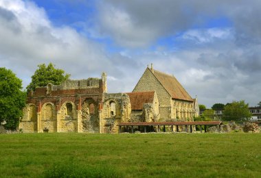 Canterbury, İngiltere: UNESCO 'nun Dünya Mirası Alanı St. Augustine Manastırı' nın kalıntıları