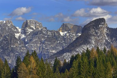 Cereda Geçidi Panoraması (Passo Cereda), Dolomite Dağları - İtalya, Avrupa, UNESCO Dünya Mirası Bölgesi