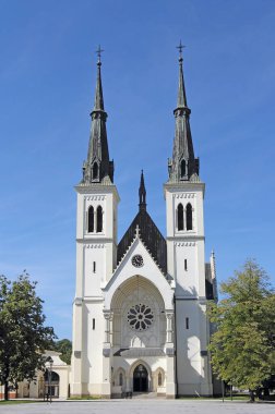 Ostrava - Privoz, Svatopluk Cech Square, Church of the Immaculate Conception of the Virgin Mary, Czech republic