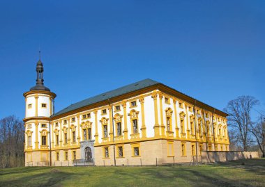 Renaissance Linhartovy castle was built in the second half of the 16th century fortress rebuilt into a Renaissance residence. Moravia, Czech republic