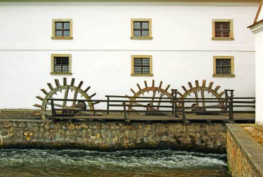 Slup 'taki eski Rönesans su değirmeni - Ulusal Kültür Anıtı, Çek Cumhuriyeti