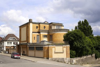 La Chaux-de-Fonds, İsviçre - Ünlü mimar Corbusier 'in Türk villası. Le Corbusier 'in La Villa Turque tasarımı Türkiye' deki seyahatlerinden etkilendi..