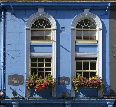 İskoçya 'nın eski Edinburgh kasabası, Birleşik Krallık. Edinburgh UNESCO Dünya Mirası Alanıdır