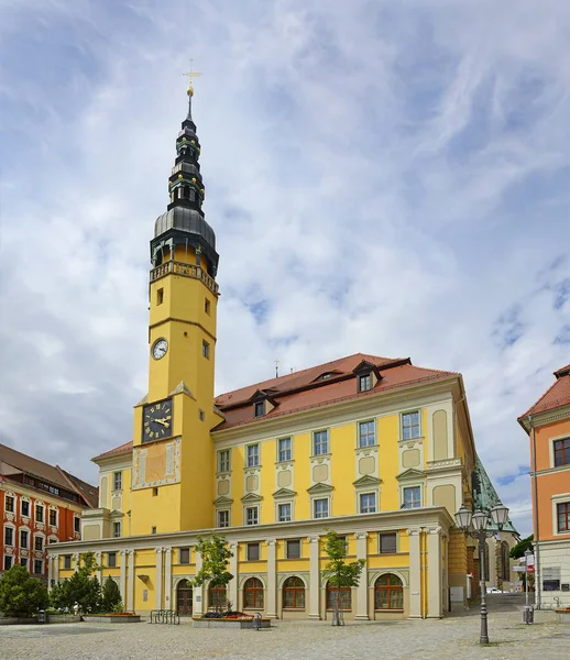 Bautzen Das Bautzener Rathaus Bautzen Ist Eine Bergstadt Ostsachsen Und — Stockfoto