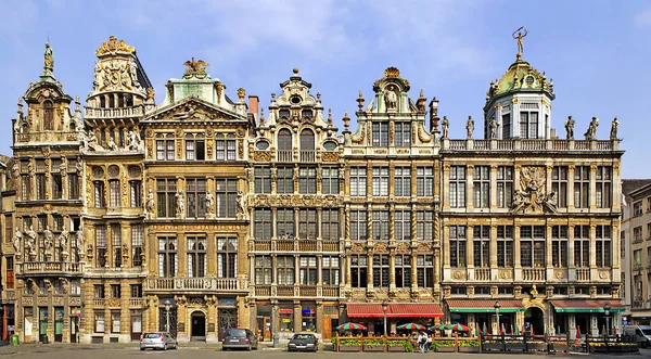 Grand Place Bruxelles Grand Place Bruxelles Patrimonio Mondiale Dell Unesco — Foto Stock