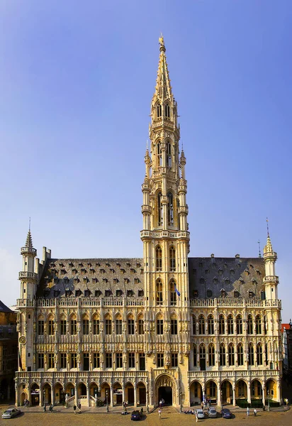 Câmara Municipal Bruxelas Grand Place Bélgica Património Mundial Unesco — Fotografia de Stock