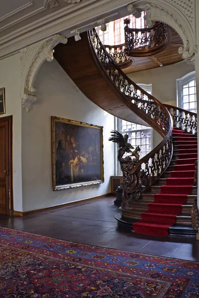 Lier België Het Interieur Van Het Gemeentehuis Lier Klokkentoren Van — Stockfoto