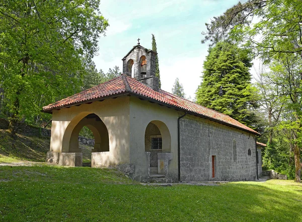 Beram Kroatien Friedhofskapelle Unserer Lieben Frau Von Den Felsen Die — Stockfoto