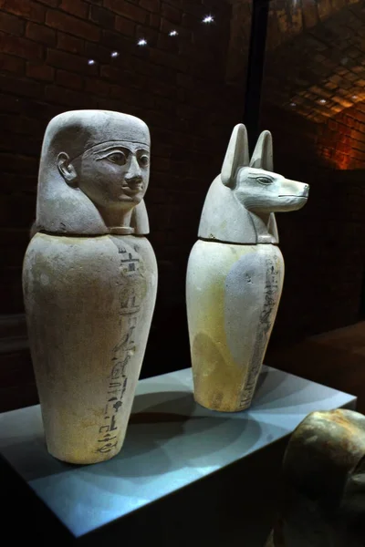 Берлин Германия Выставка Новый Музей Египетская Коллекция Музейный Остров Является — стоковое фото