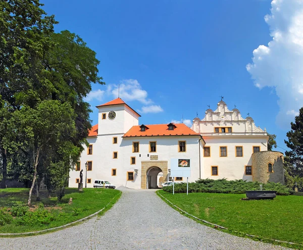 Renaissance Kasteel Van Stad Blansko Moravië Tsjechië — Stockfoto