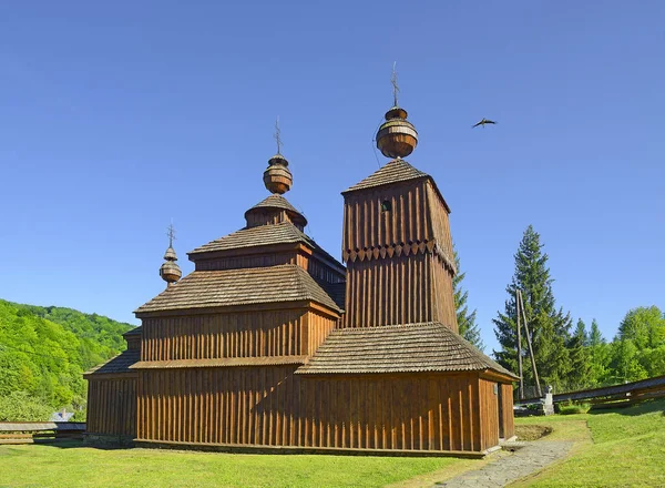 Bodruzal Der Nähe Von Svidnik Slowakei Nikolaus Kirche Griechisch Katholische — Stockfoto