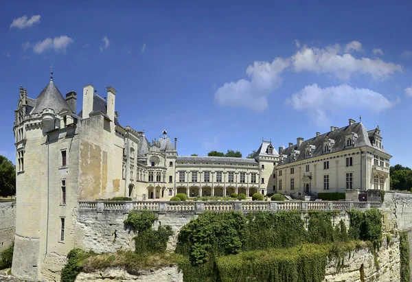 Castle Breze Loire Valley Frankrike Byggd Mellan 11Th Och 19Th — Stockfoto