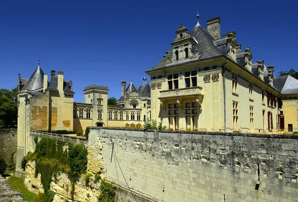 Castello Breze Della Valle Della Loira Francia Costruito Tra Xix — Foto Stock