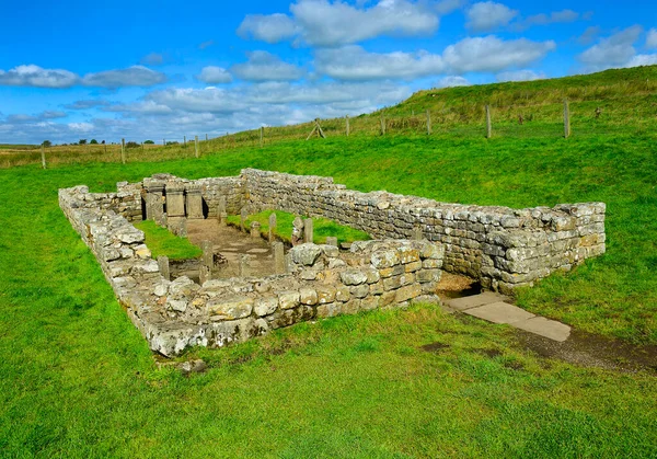 Hadrianswall Ort Namens Brocolitia Mithraeum Ein Römischer Tempel Northumberland National — Stockfoto