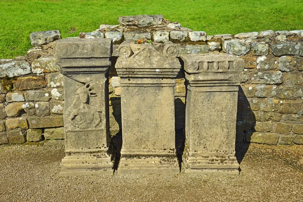 Hadrians Wall Lieu Appelé Brocolitia Mithraeum Temple Romain Northumberland National — Photo