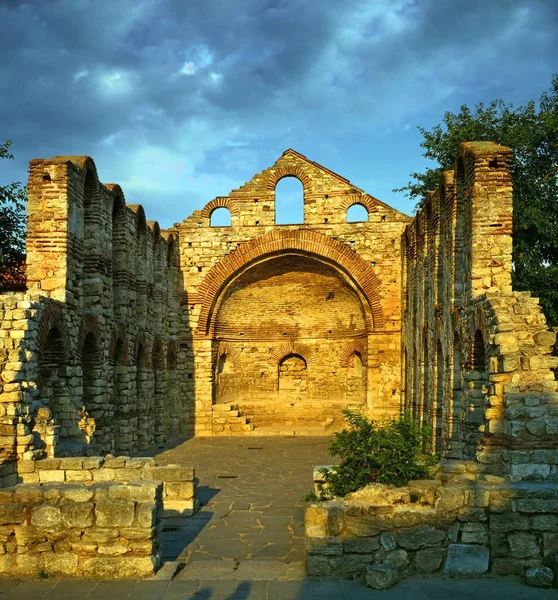 Katedrála Nesebar Bulharsko Světového Dědictví Unesco — Stock fotografie