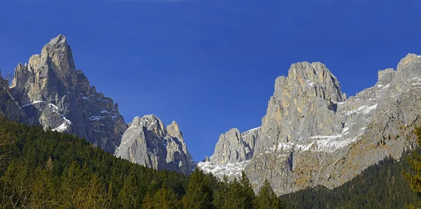 Valley Canali Val Canali Bergsgruppen Pale San Martino Dolomitbergen Italien — Stockfoto