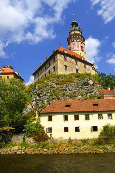 Burg Und Stadt Cesky Krumlov Südböhmen Tschechische Republik Unesco Weltkulturerbe — Stockfoto
