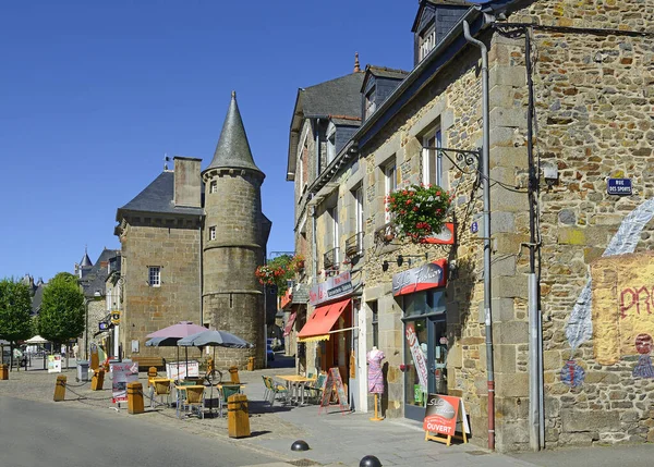 Combourg Francia Centro Storico Della Città Lanterna Casa Questa Bella — Foto Stock