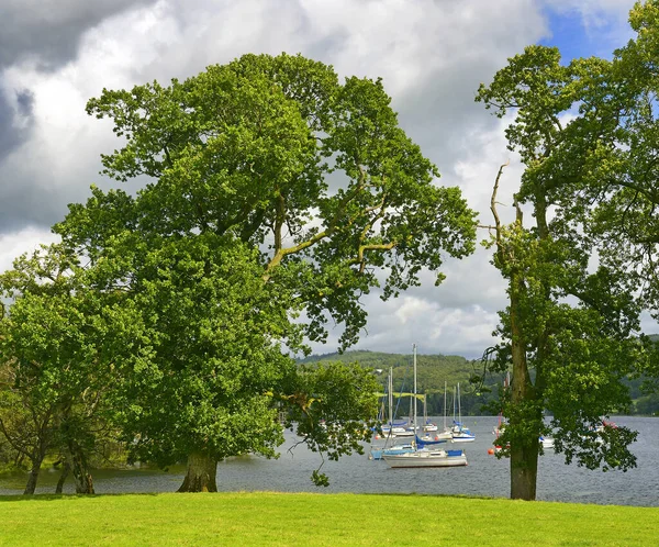 Coniston Water Cumbria Engeland Het Engelse Lake District Noordwest Engeland — Stockfoto
