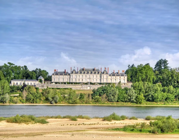 Chateau Menars Castelo Associado Com Madame Pompadour Situado Margem Loire — Fotografia de Stock
