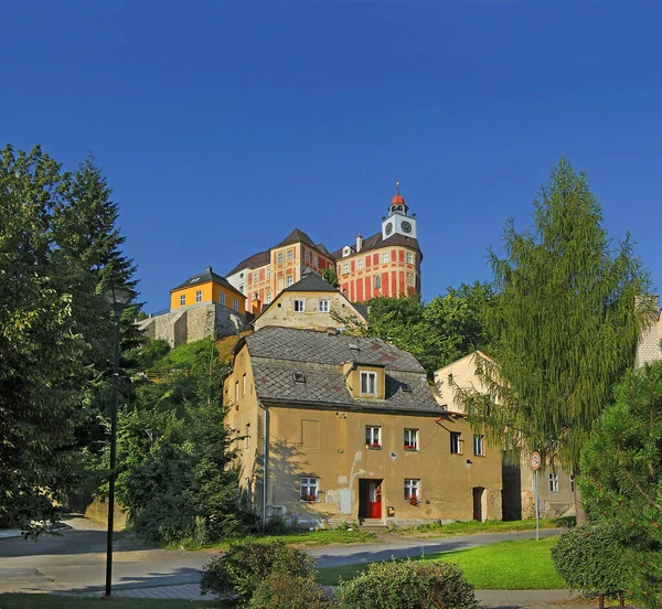 Staatliche Burg Jansky Vrch Ehemalige Barockresidenz Des Bischofs Zugängliches Historisches — Stockfoto