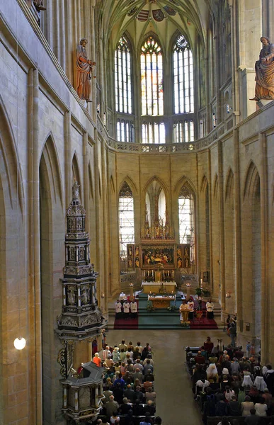 Kutna Hora Tjeckien Den Viktigaste Långhuset Katedralen Barbara Kyrkan Juvel — Stockfoto