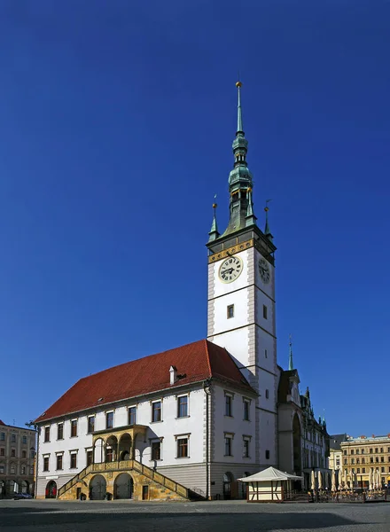 Main Square Town Hall Olomouc Moravia Czech Republic — ストック写真