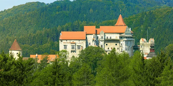 Gothic Castle Pernstejn Czech Republic Pernstejn One Most Visited Castles — Stock Photo, Image