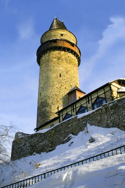 Смотровая Башня Труба Stramberk Моравия Чехия — стоковое фото
