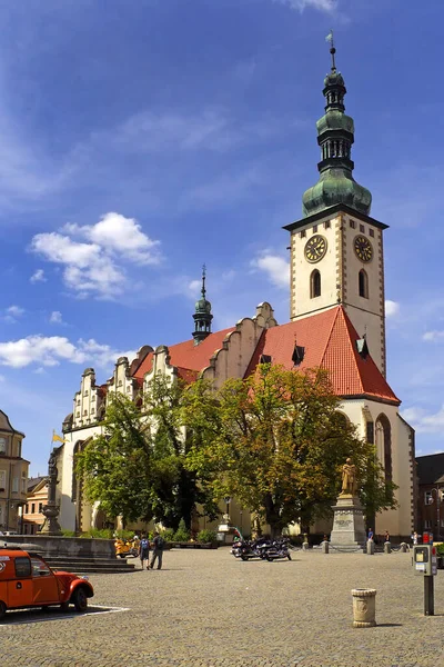 Tabor Czech Republic Church Our Lord Transfiguration Mountain Tabor City — Stock Photo, Image