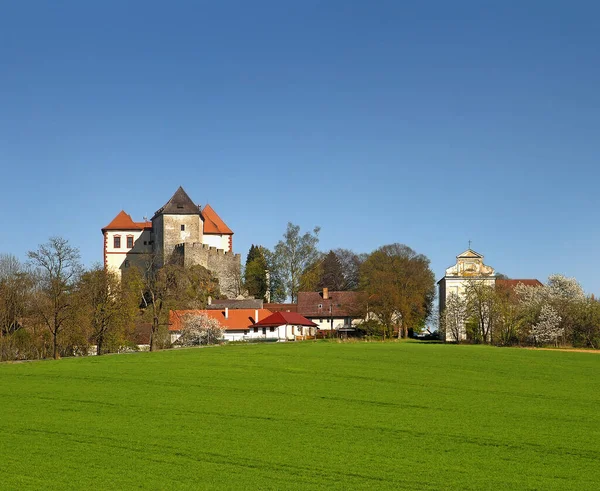 Zamek Kamen Południowych Czechach Kamen Jest Pierwotnie Gotycki Zamek Wieku — Zdjęcie stockowe