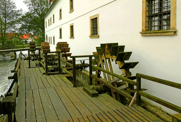 Gamla Renässansen Vattenkvarn Slup National Cultural Monument Tjeckien — Stockfoto