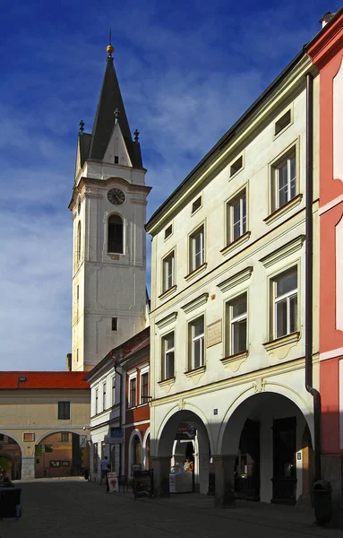 Trebon Czech Republic Church Our Lady Queen Giles Trebon Trebon — Stockfoto