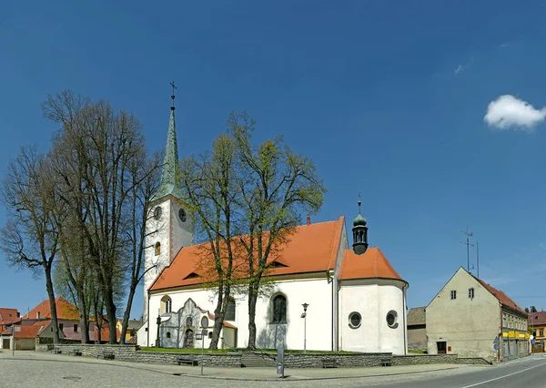 Church Sts Catherine Siena Dominating Historic City Center First Half — Stockfoto