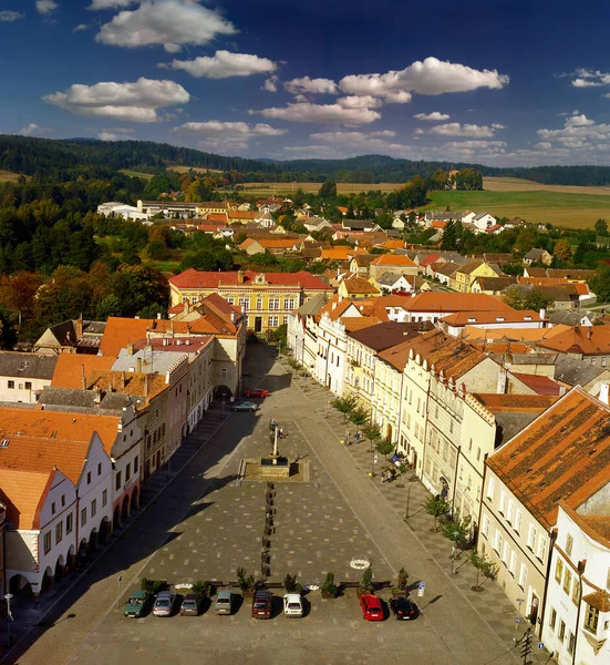Main Square Slavonice Properties Submitted Tentative List Unesco World Heritage — Stockfoto