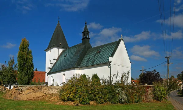 Церква Святого Якова Великого Ймовірно Була Побудована Столітті Буков Чеська — стокове фото